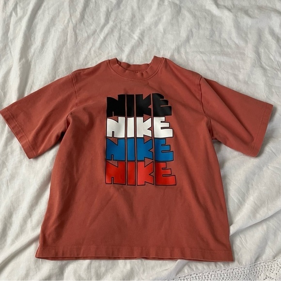 Nike Sportswear XS Circa 72 Women's Boxy T-Shirt Loose fit orange graphic - Picture 3 of 7